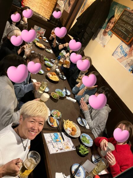 滝汗アワーからの忘年会🍺